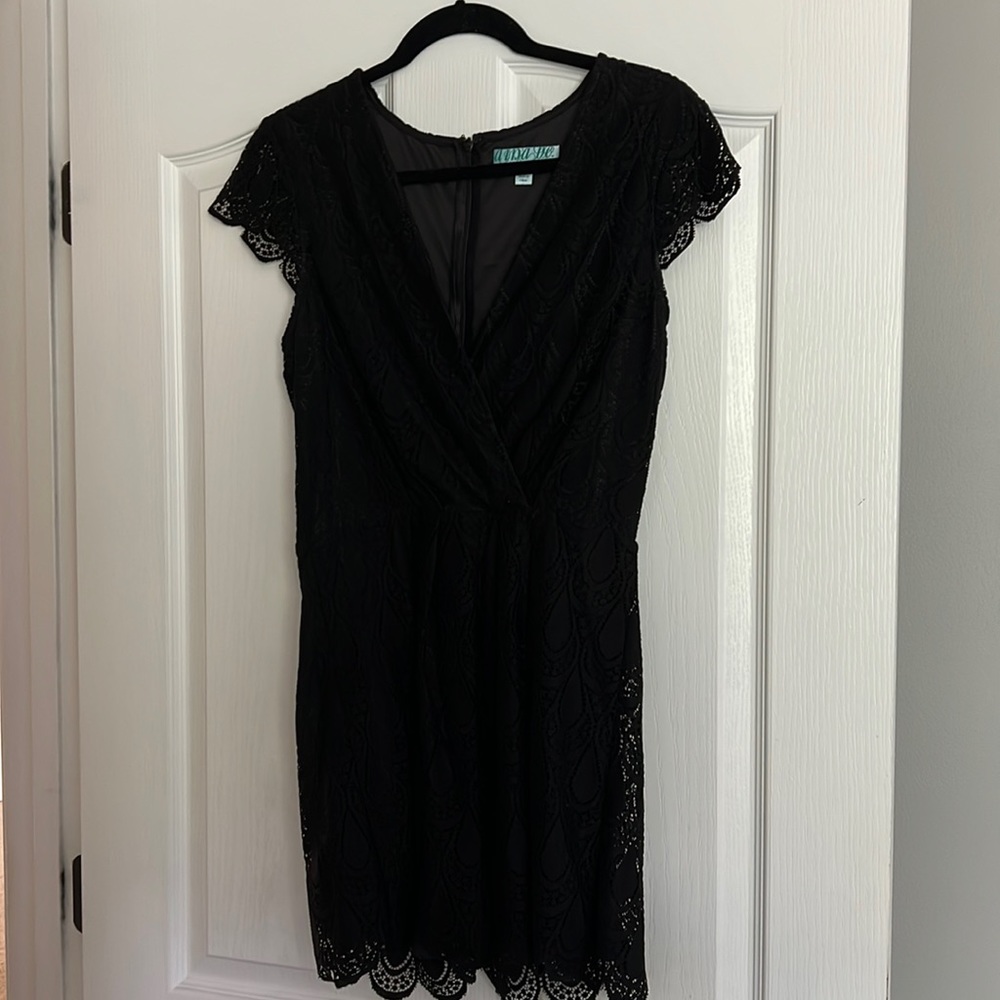 Black Lace Romper